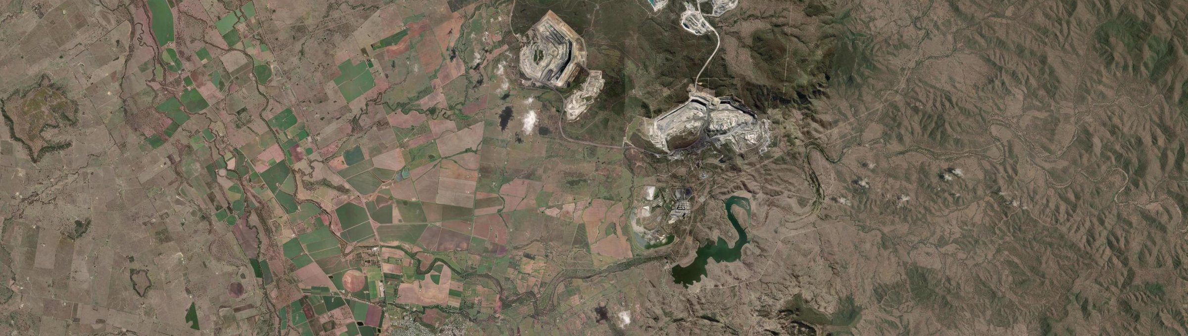 Aerial view of Mount Murchison, QLD