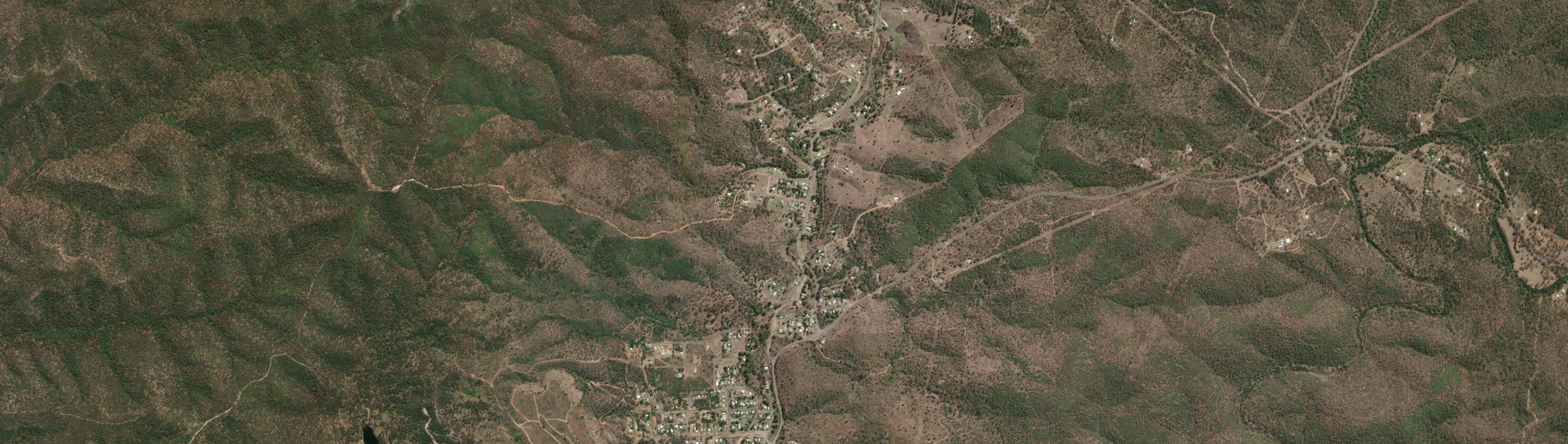 Aerial view of Baree, QLD