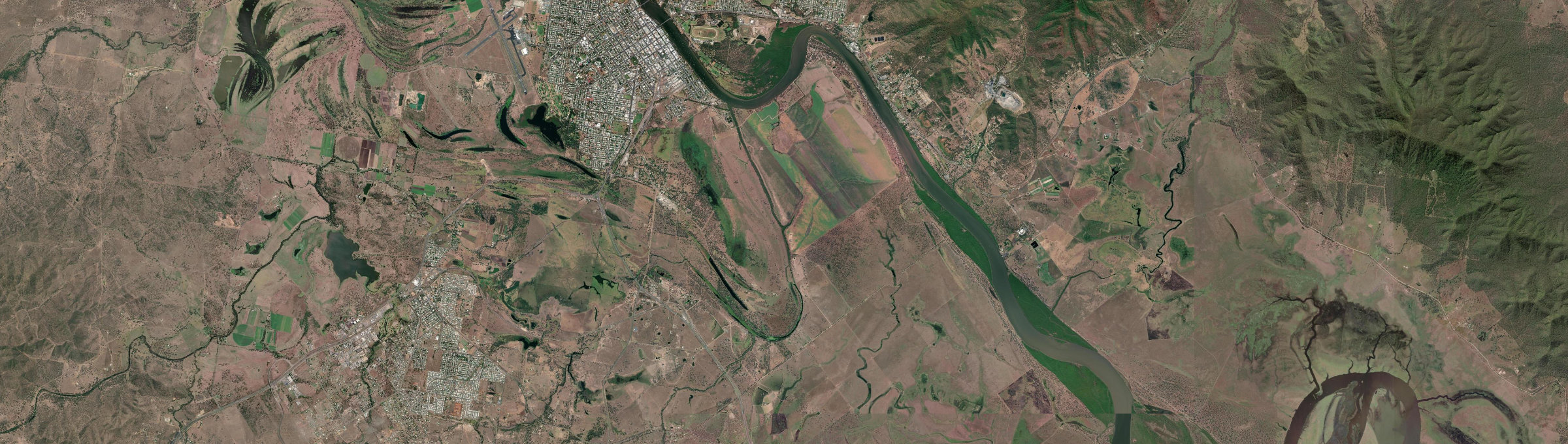 Aerial view of Port Curtis, QLD