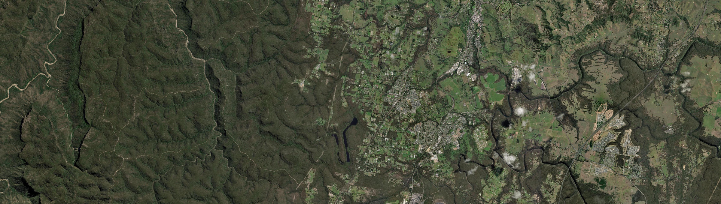 Aerial view of Thirlmere, NSW