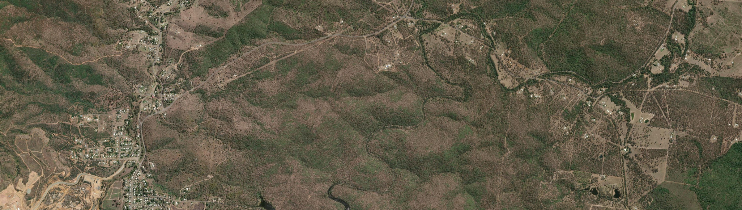 Aerial view of Johnsons Hill, QLD
