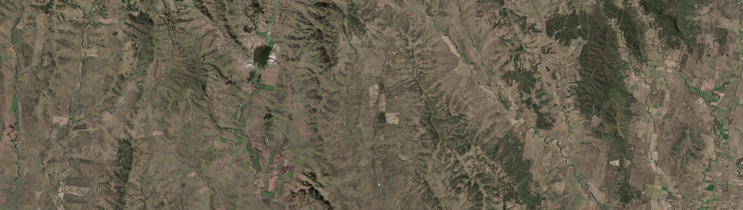 Aerial view of Brawboy, NSW