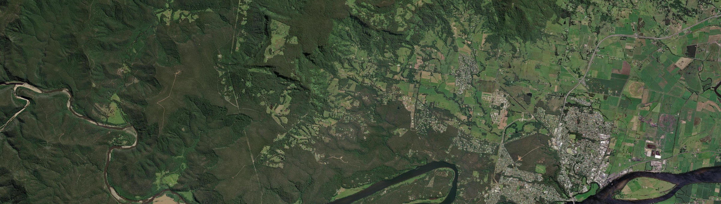 Aerial view of Tapitallee, NSW