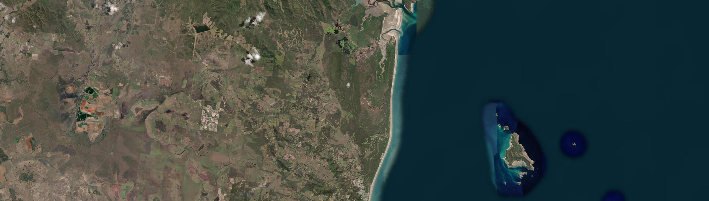 Aerial view of Farnborough, QLD