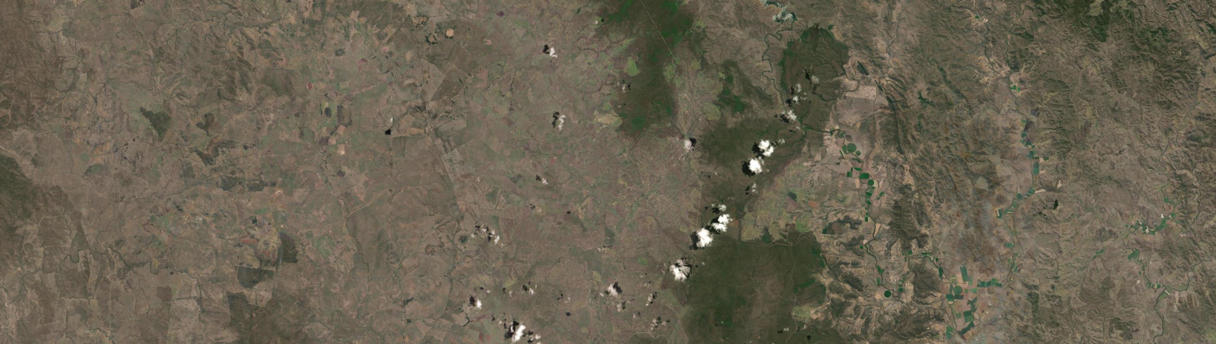 Aerial view of Coominglah, QLD