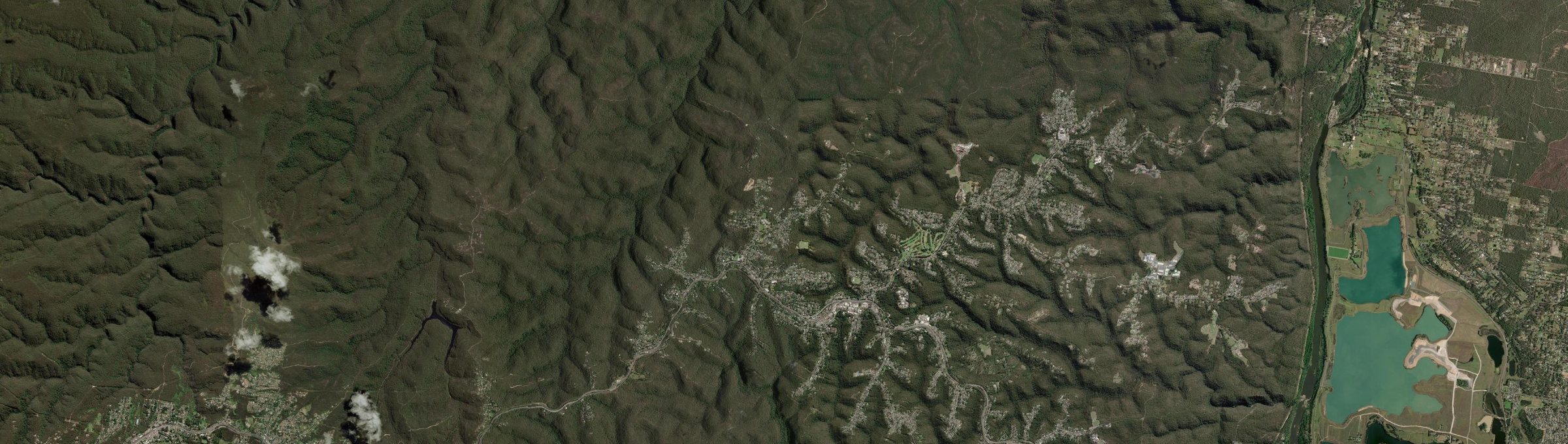 Aerial view of Faulconbridge, NSW