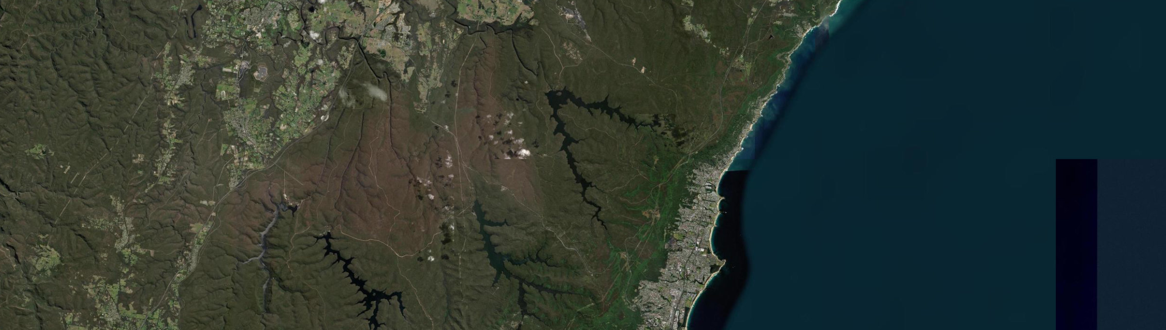 Aerial view of Cataract, NSW