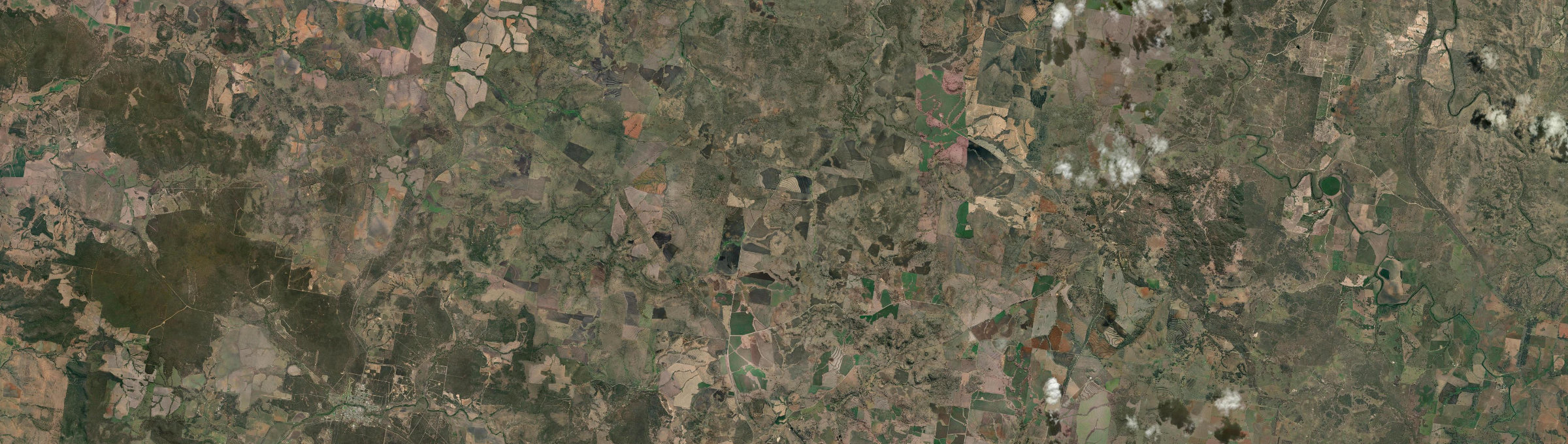 Aerial view of Balfours Peak, NSW