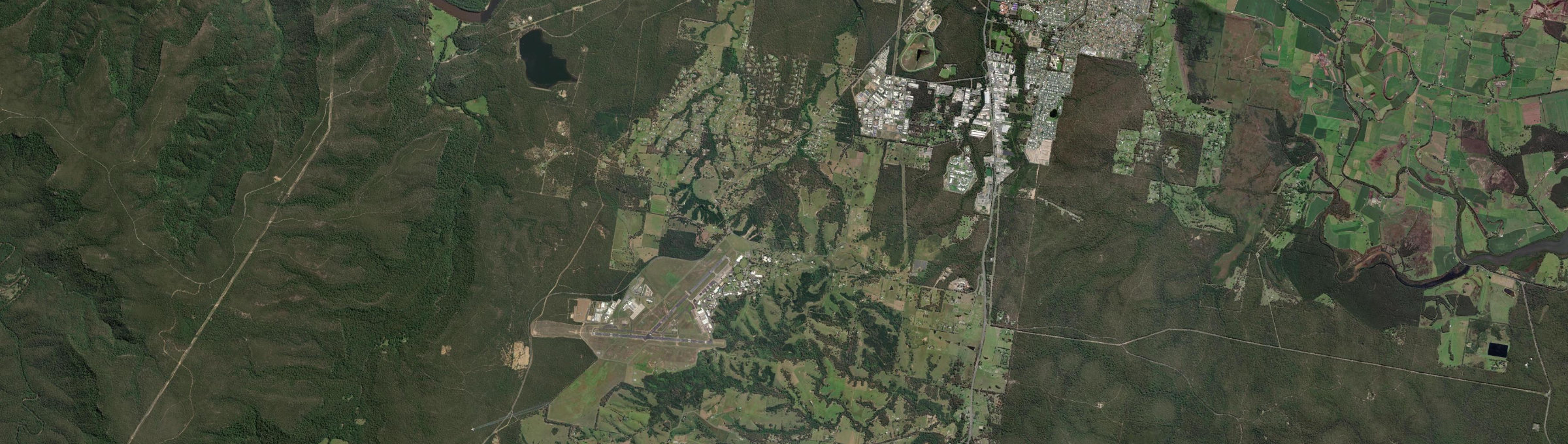 Aerial view of Nowra Hill, NSW