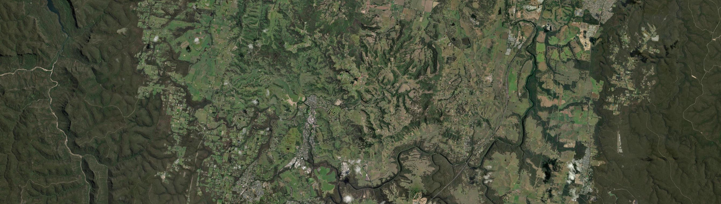 Aerial view of Razorback, NSW