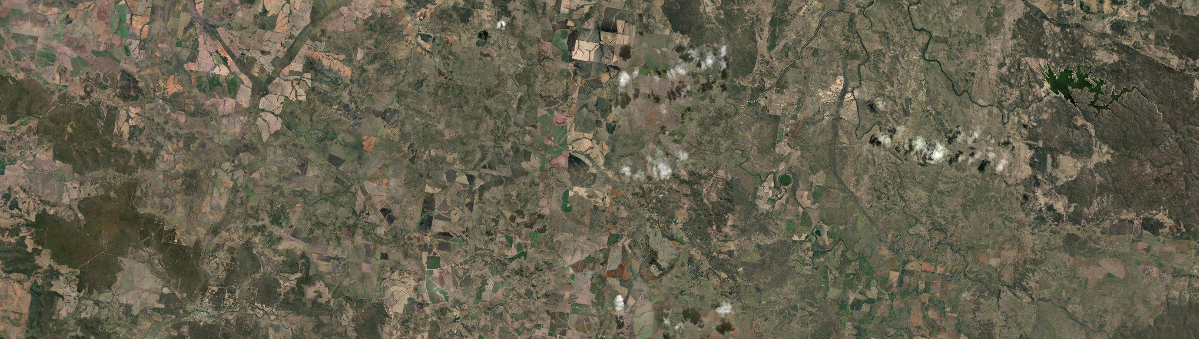 Aerial view of Graman, NSW
