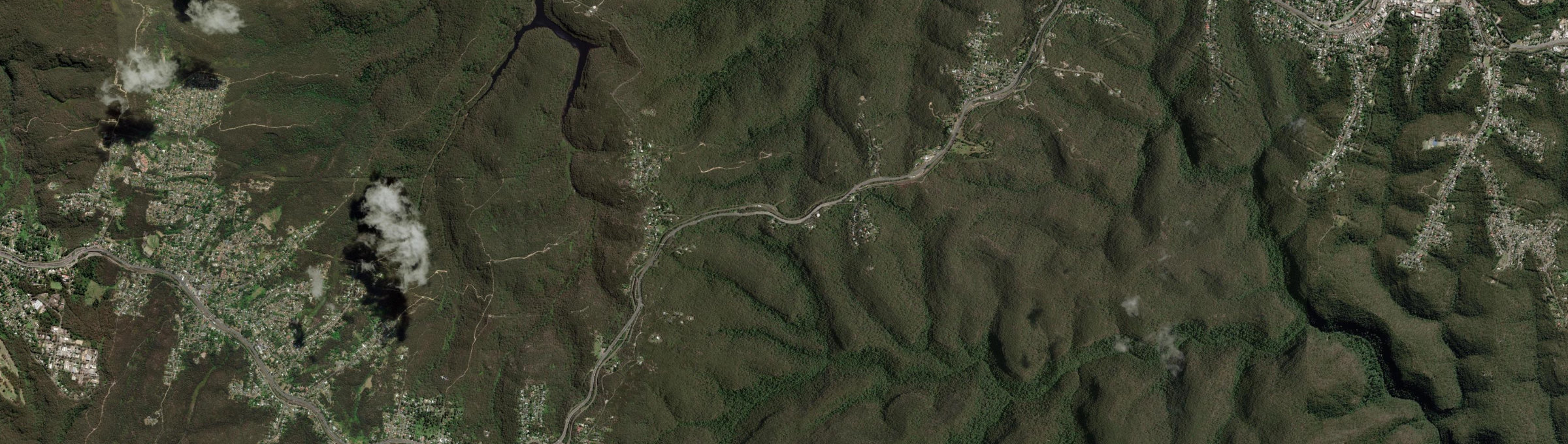 Aerial view of Linden (NSW), NSW