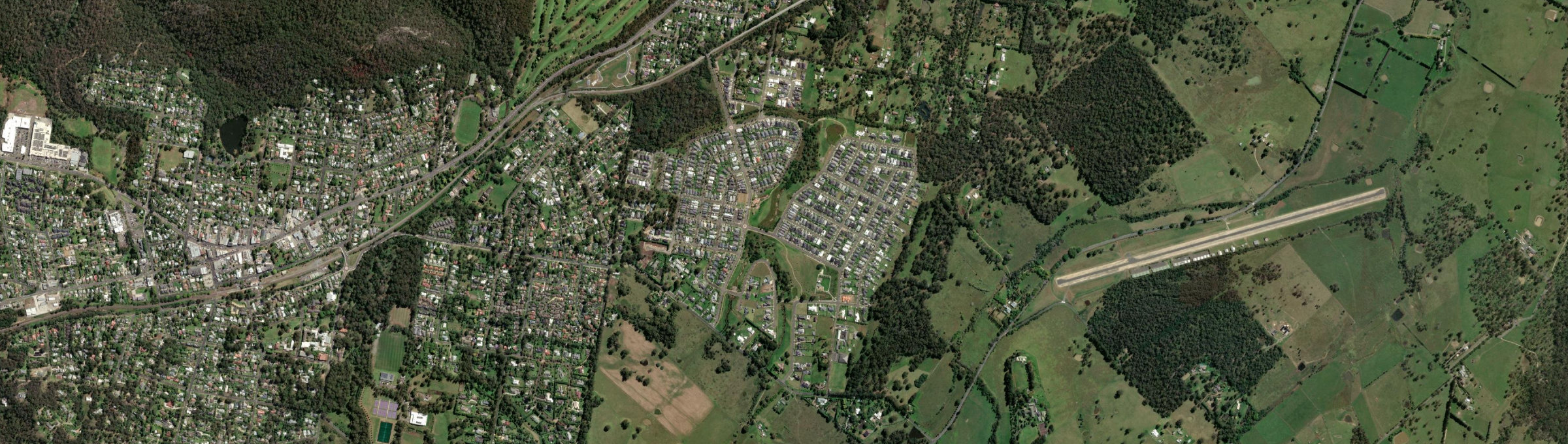 Aerial view of Renwick, NSW