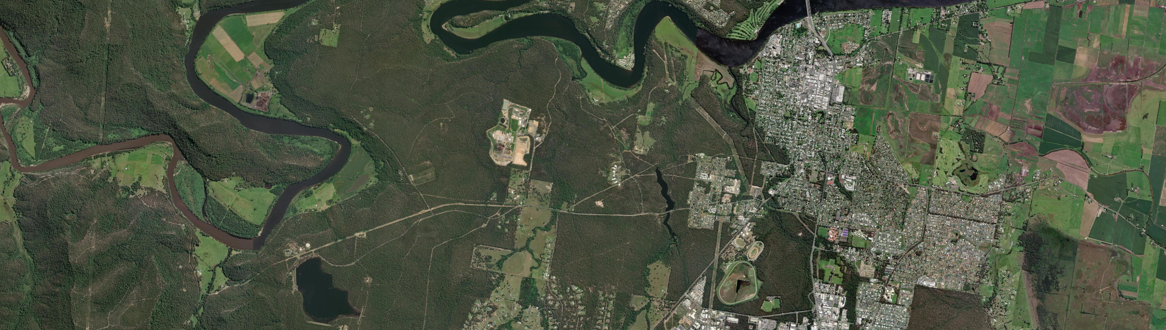 Aerial view of Mundamia, NSW