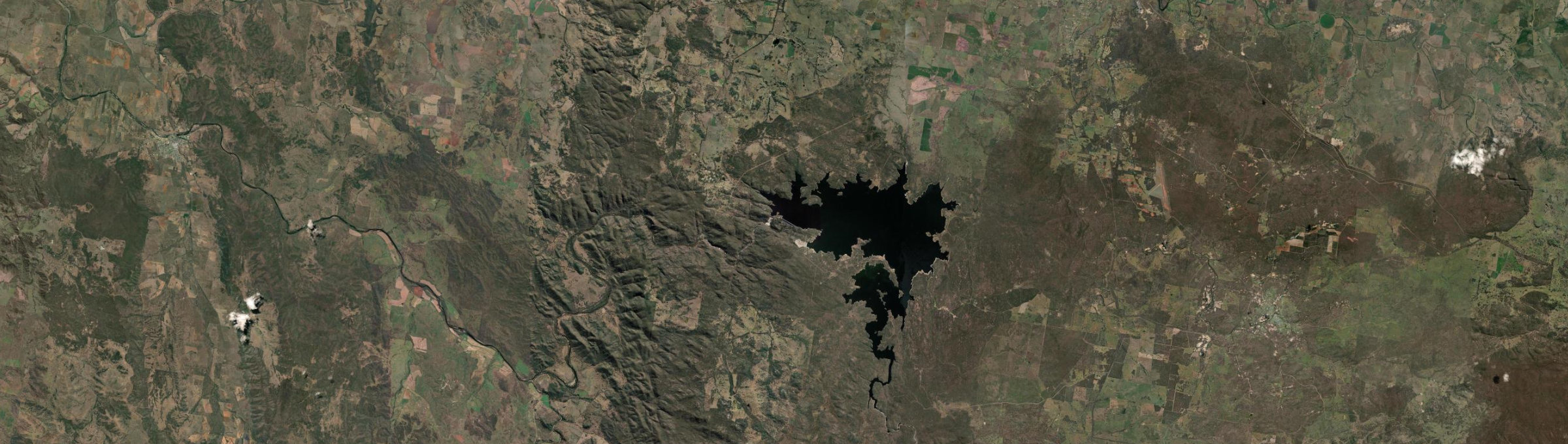 Aerial view of Copeton, NSW