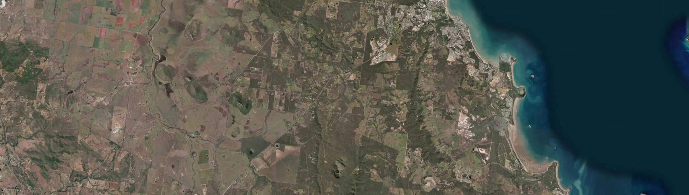 Aerial view of Bondoola, QLD