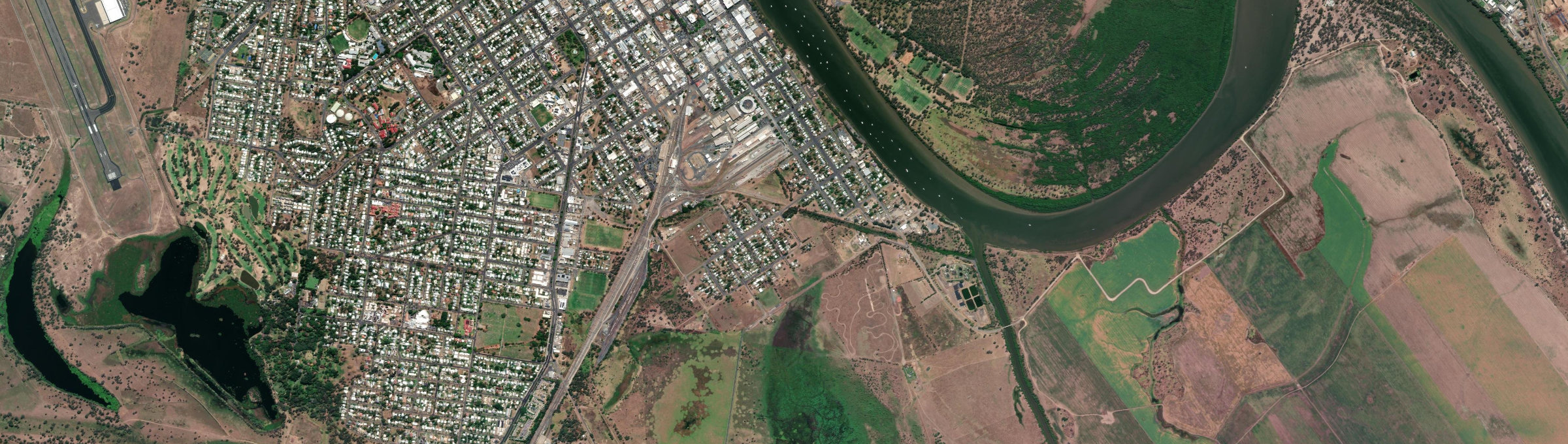 Aerial view of Depot Hill, QLD