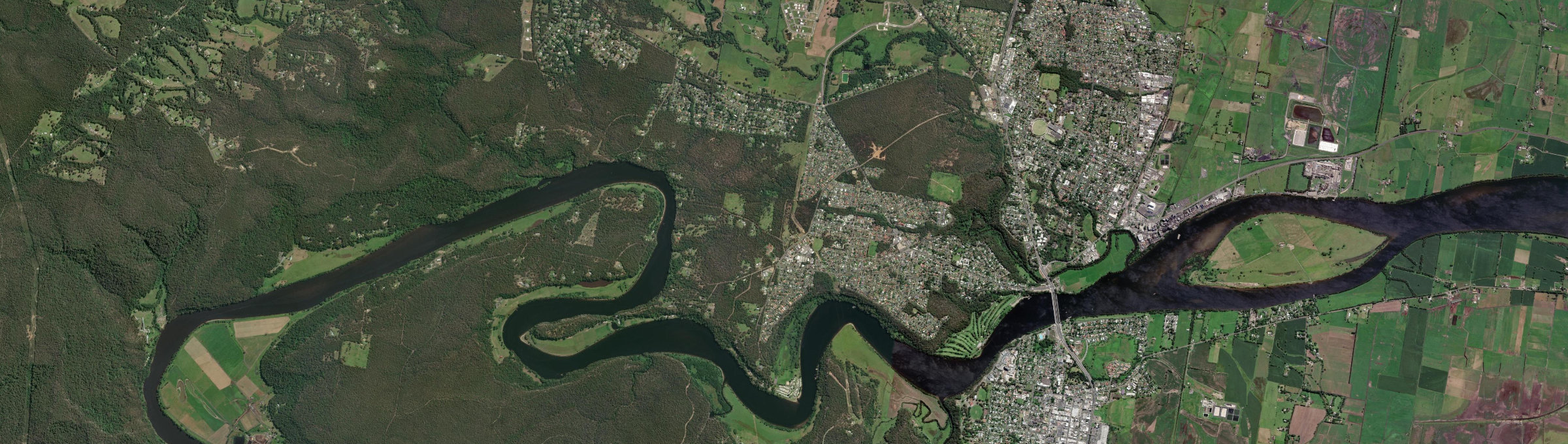 Aerial view of North Nowra, NSW