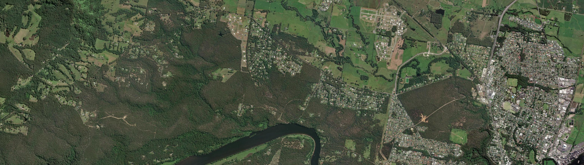 Aerial view of Bangalee (NSW), NSW