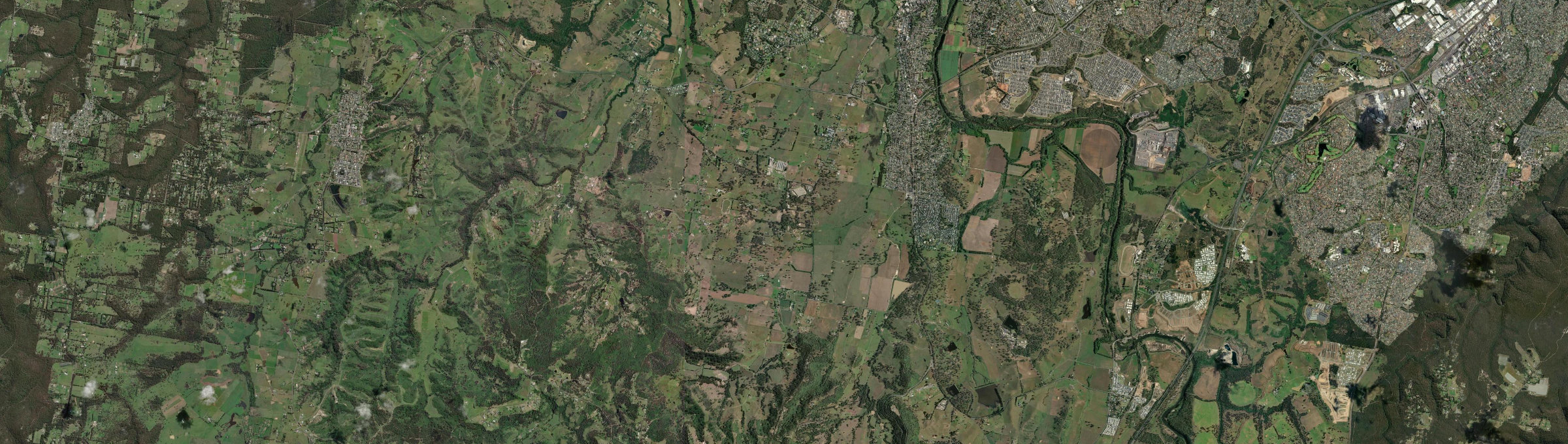 Aerial view of Cawdor (NSW), NSW
