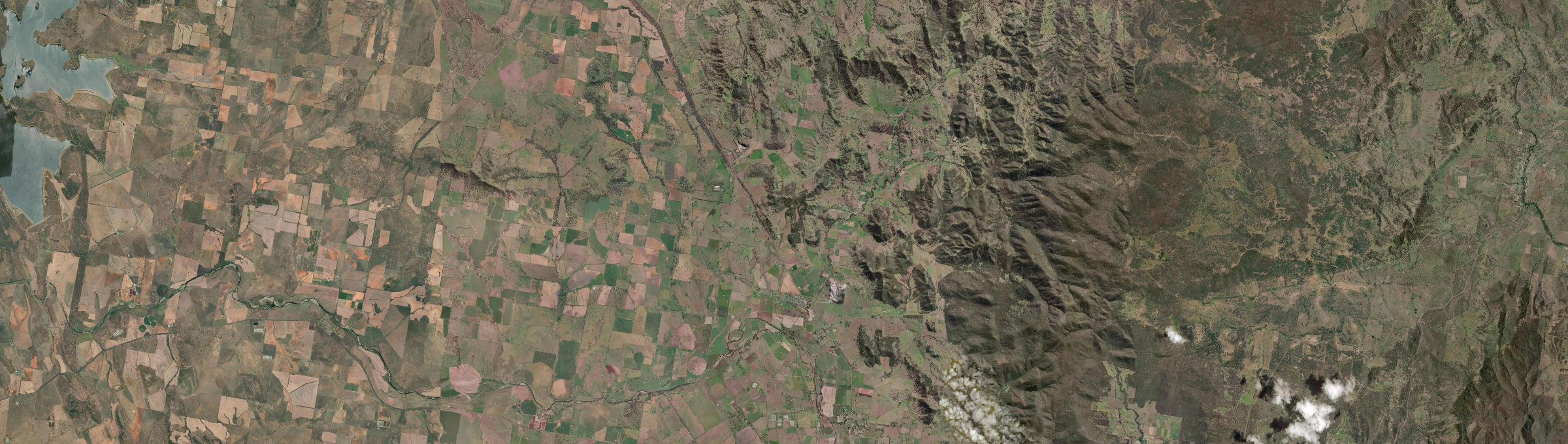 Aerial view of Attunga, NSW