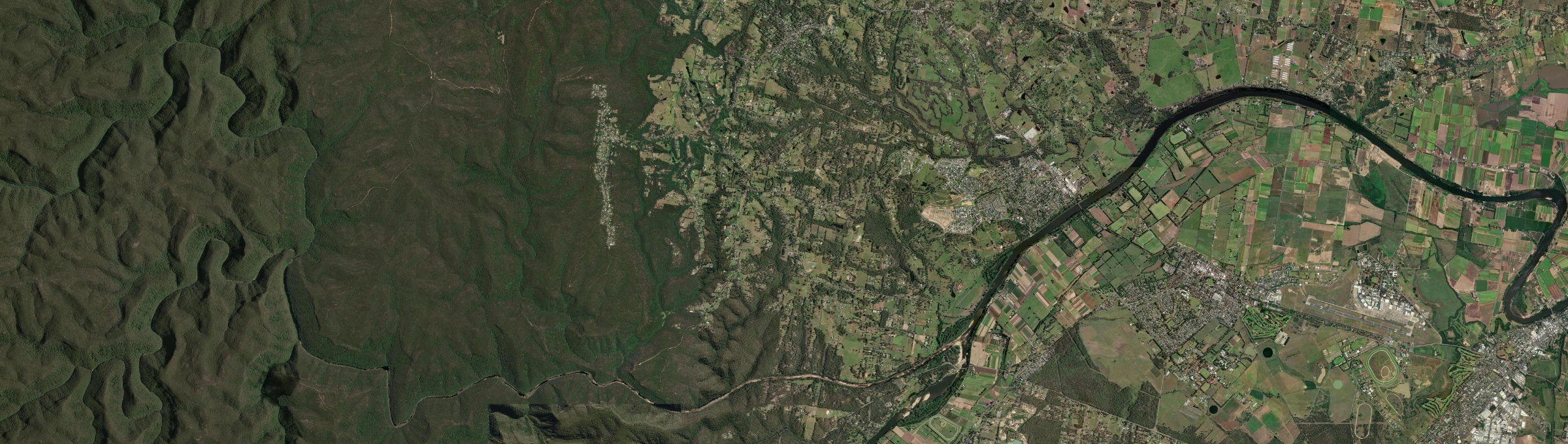Aerial view of Grose Vale, NSW