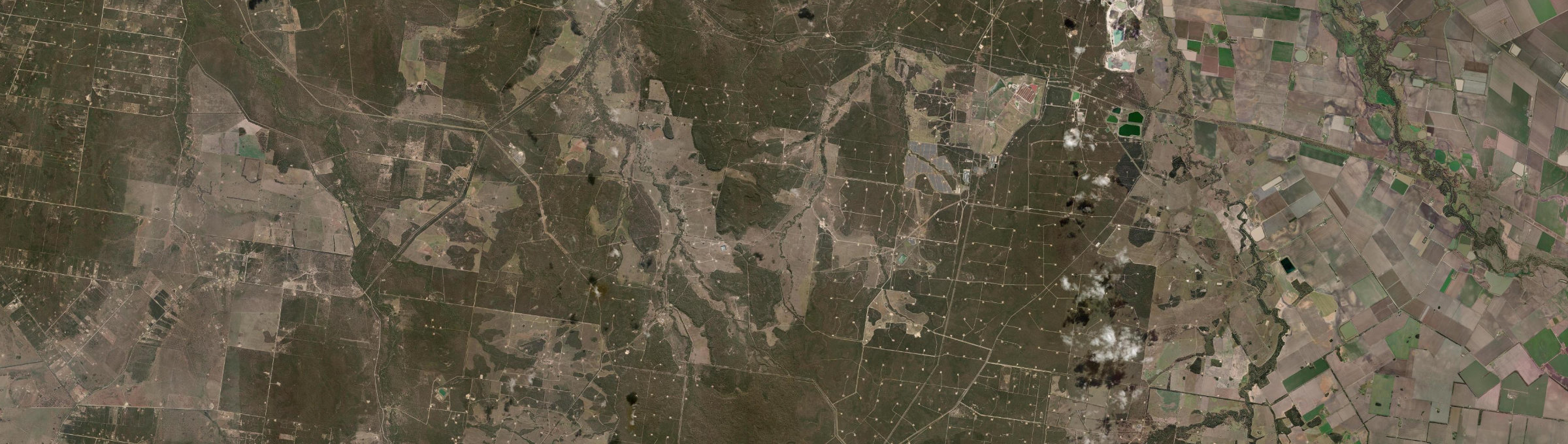 Aerial view of Beelbee, QLD
