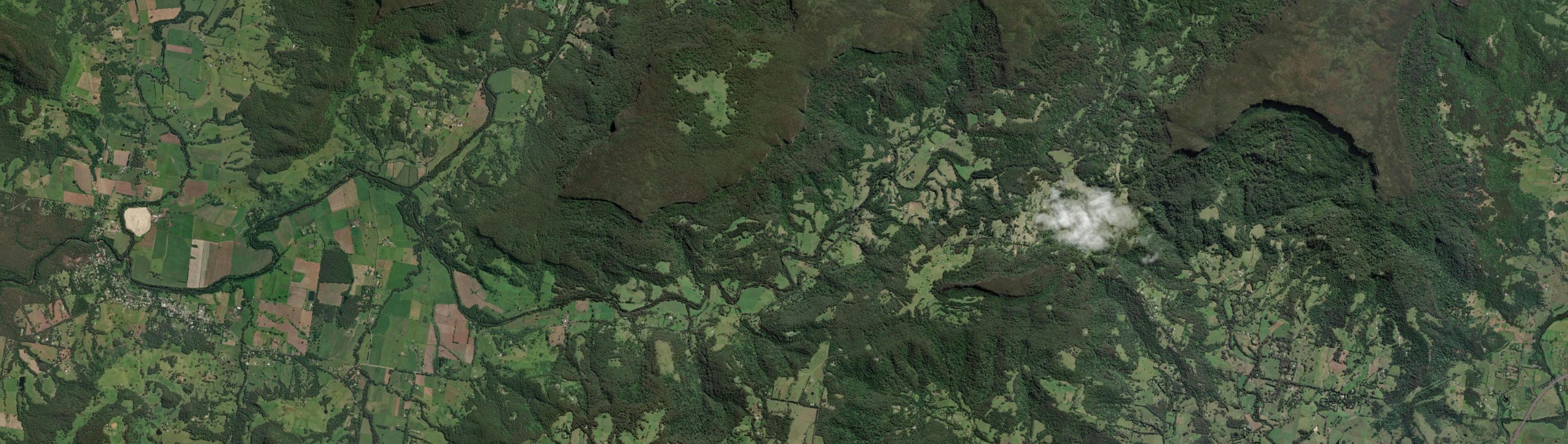 Aerial view of Wattamolla, NSW