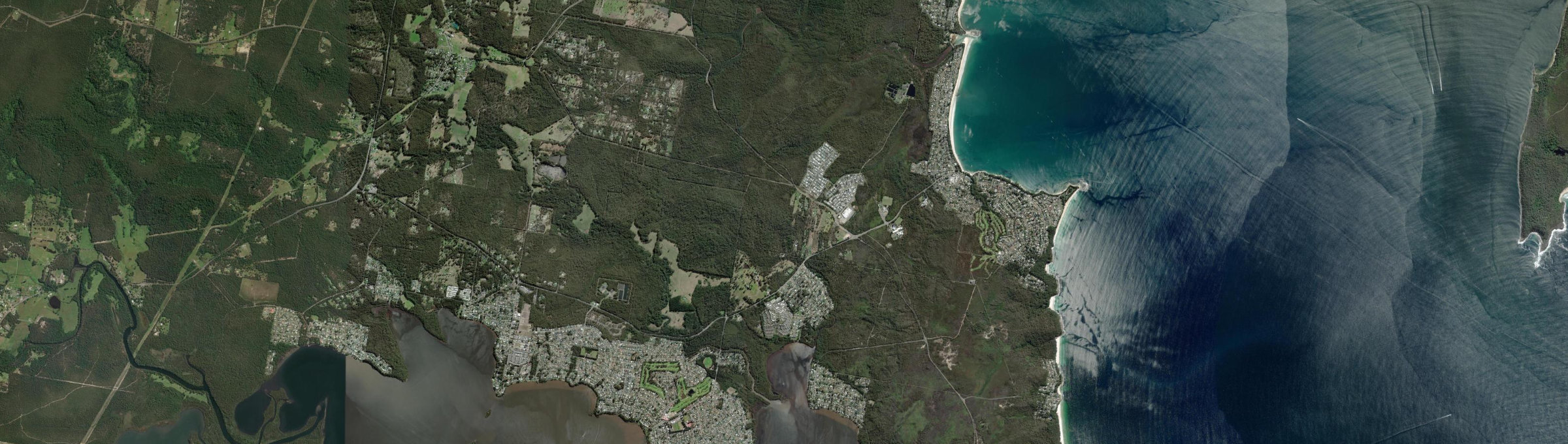 Aerial view of Worrowing Heights, NSW