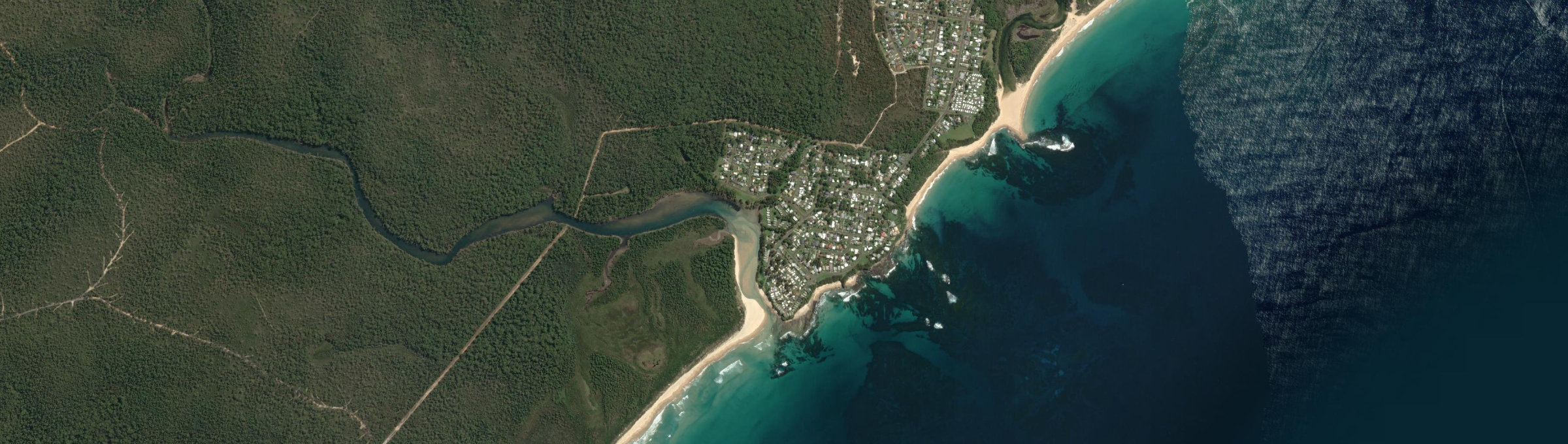 Aerial view of Berrara, NSW