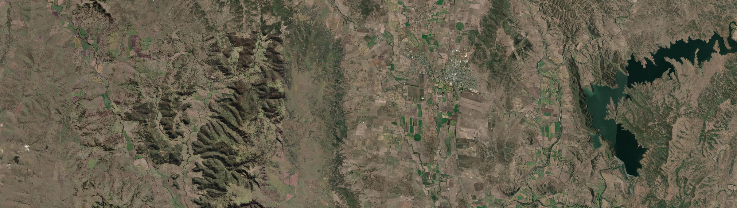 Aerial view of Moobi, NSW