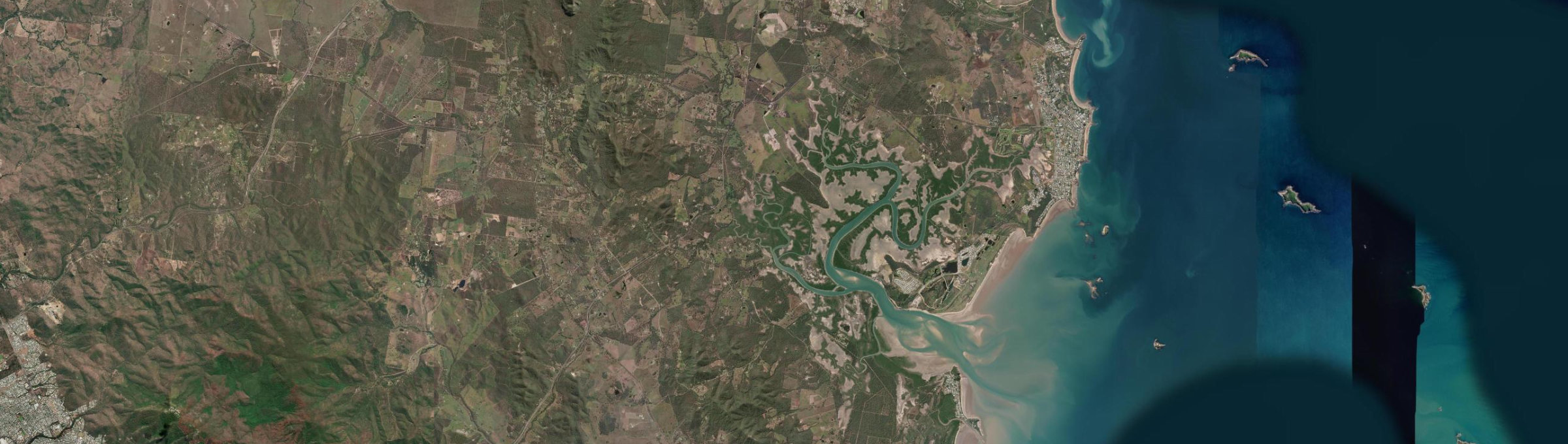 Aerial view of Coorooman, QLD
