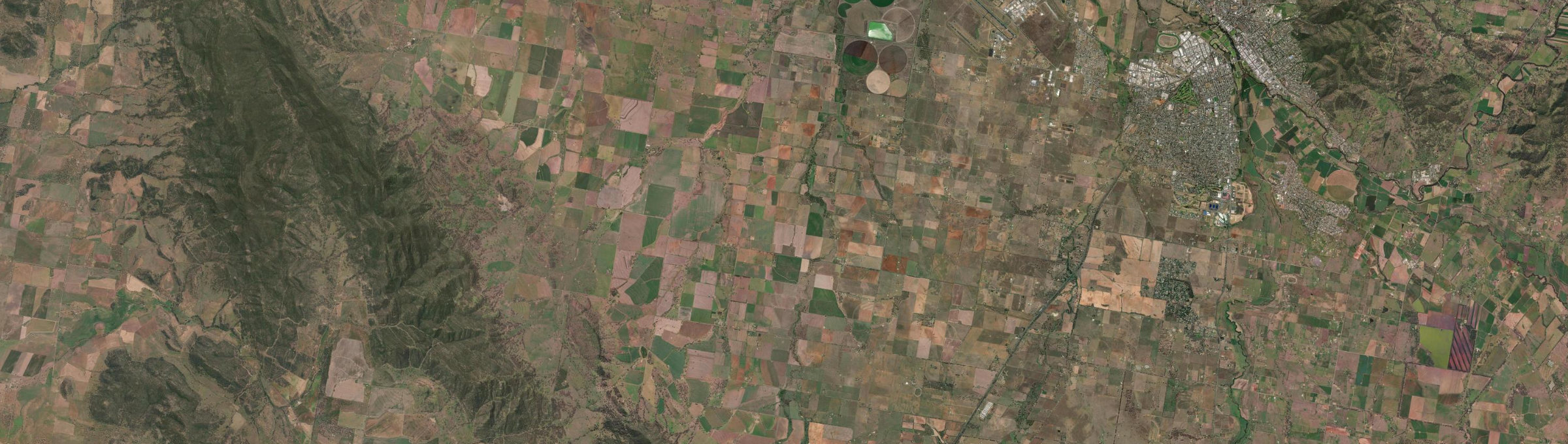Aerial view of Bithramere, NSW
