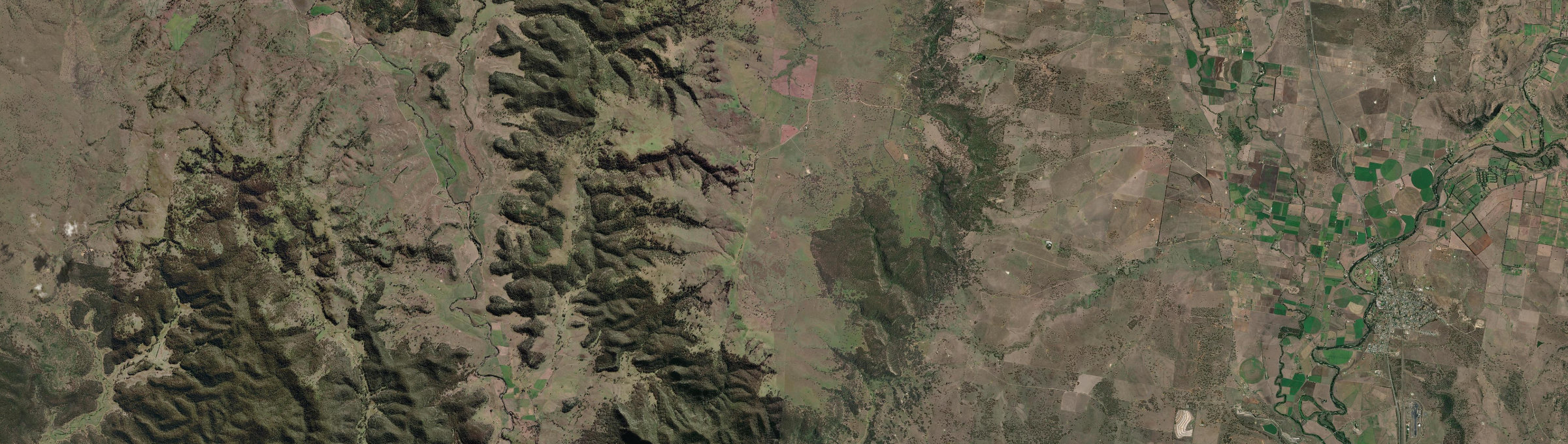 Aerial view of Rossgole, NSW