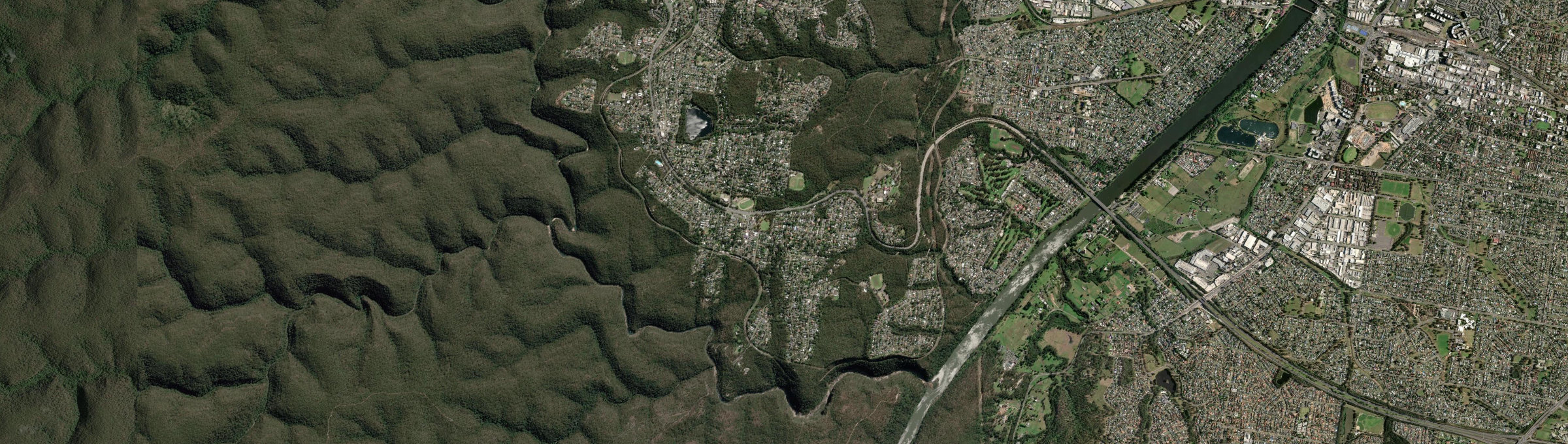 Aerial view of Glenbrook, NSW