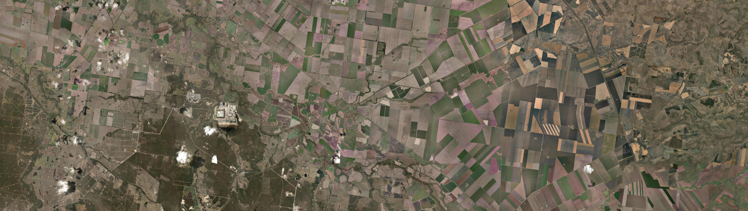 Aerial view of Warra, QLD