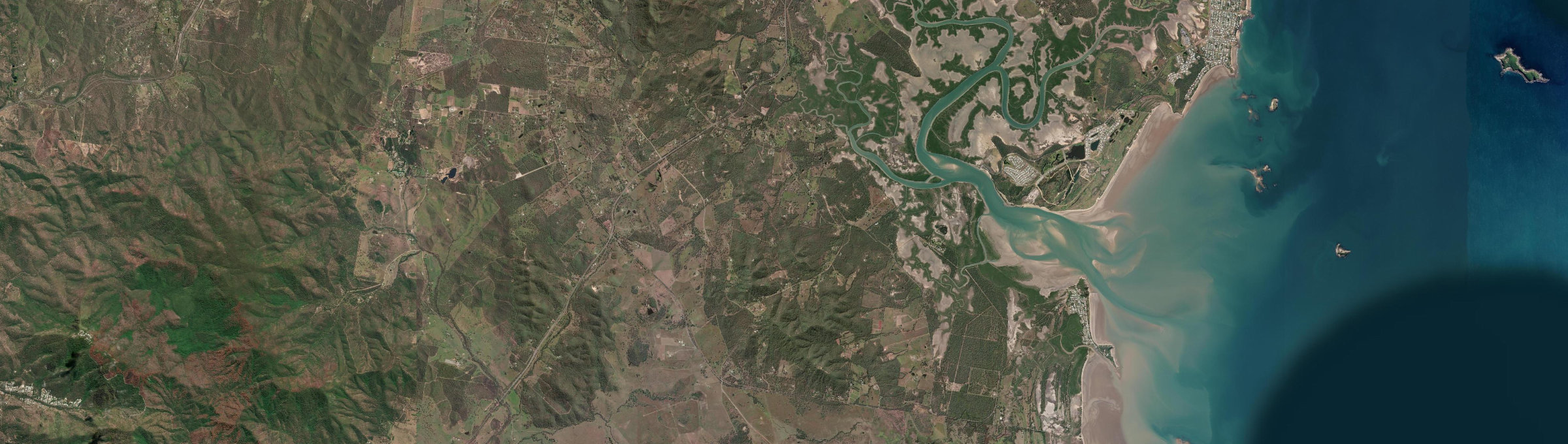 Aerial view of Coowonga, QLD