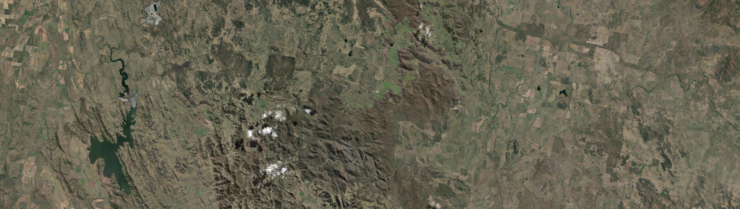 Aerial view of Warrabah, NSW