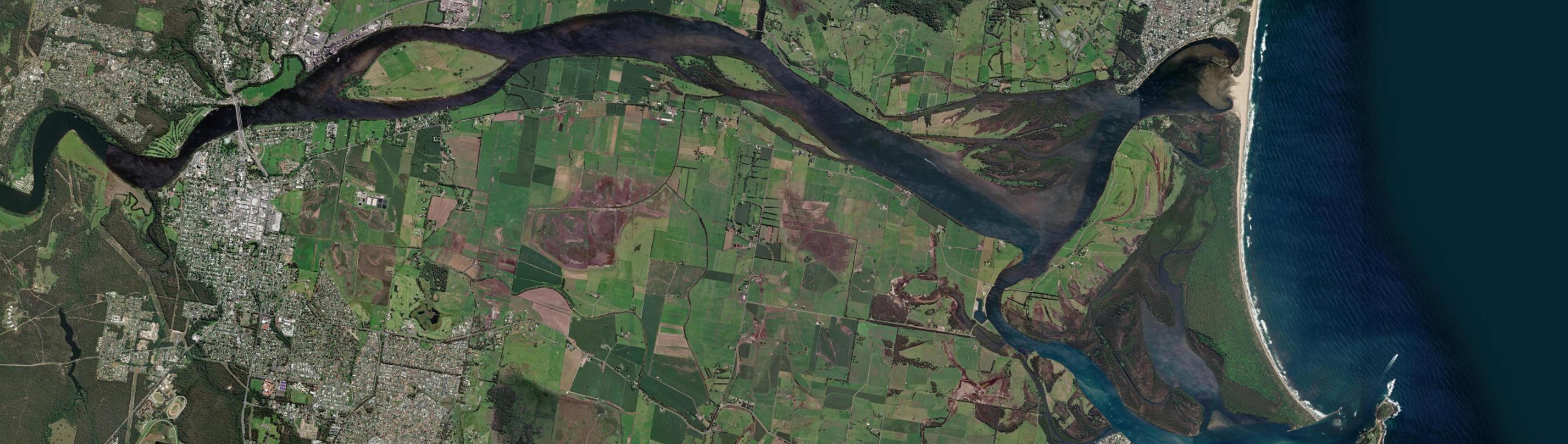 Aerial view of Numbaa, NSW