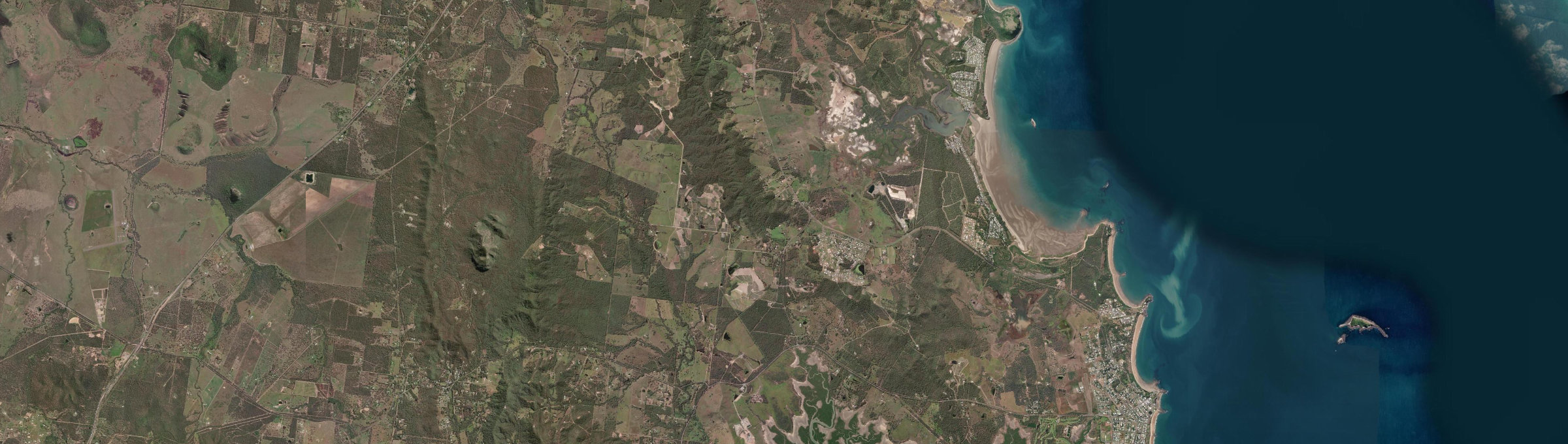 Aerial view of Tanby, QLD