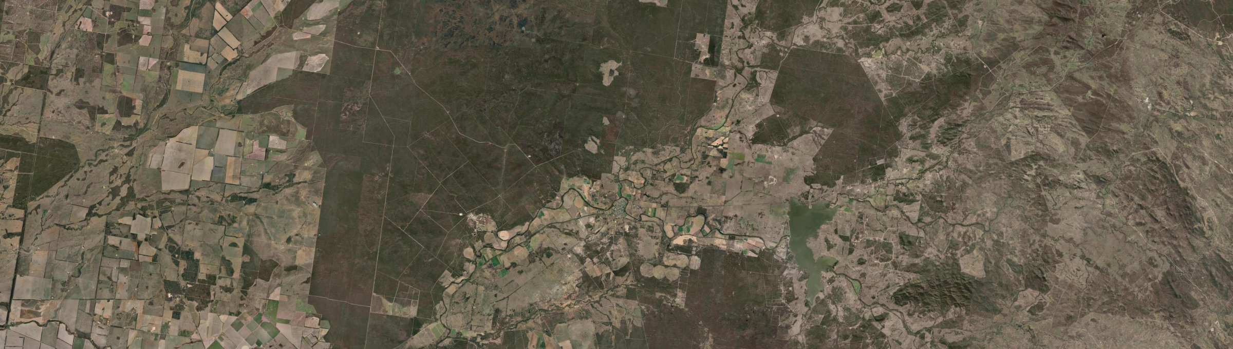 Aerial view of Inglewood (Qld), QLD
