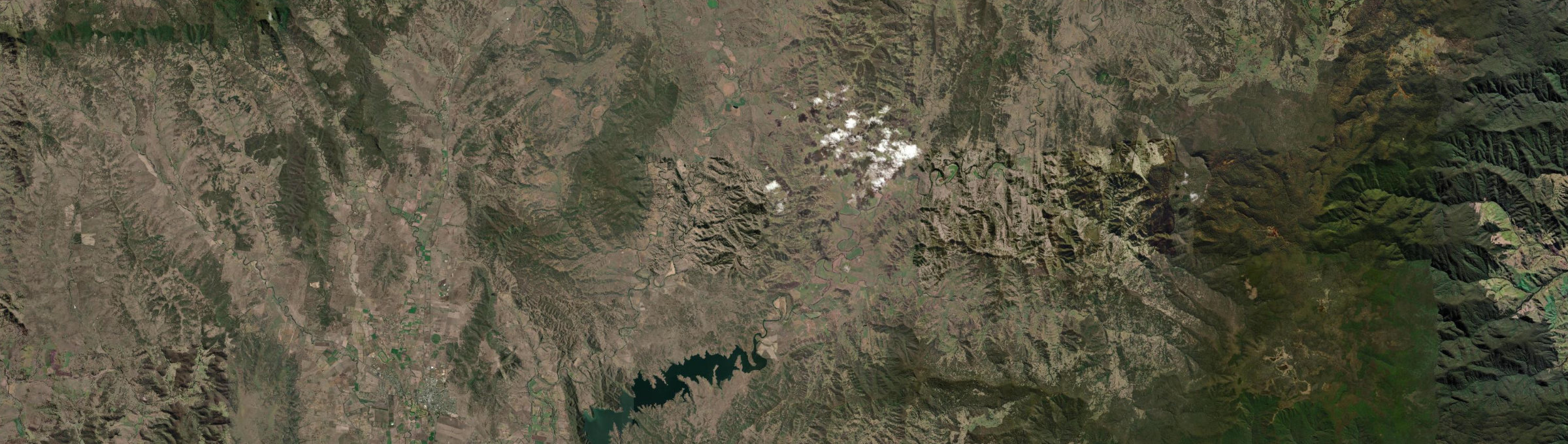 Aerial view of Belltrees, NSW