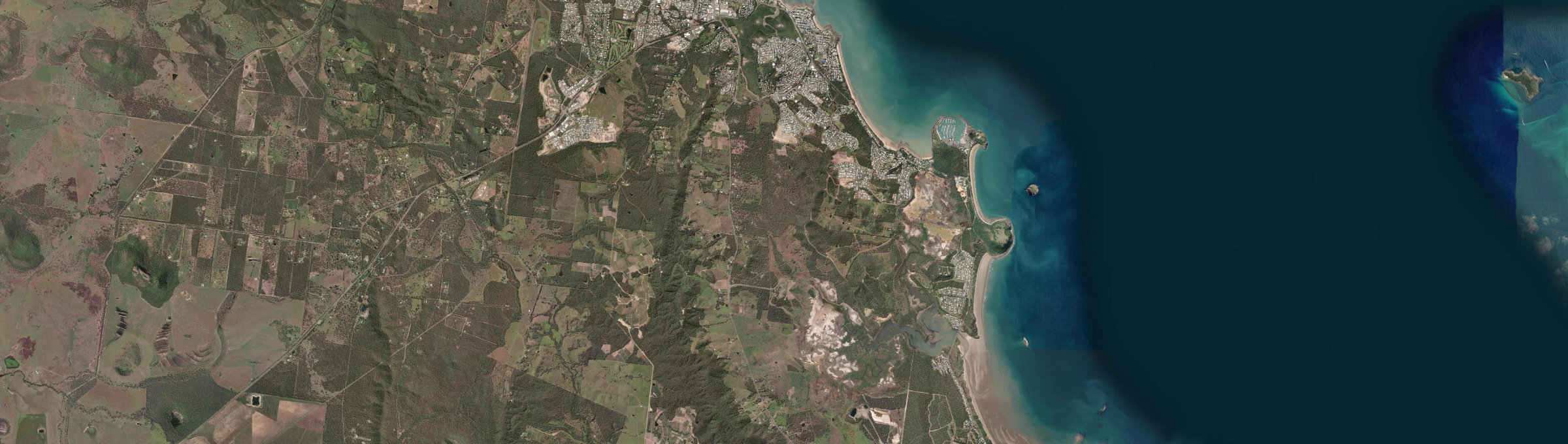 Aerial view of Taroomball, QLD