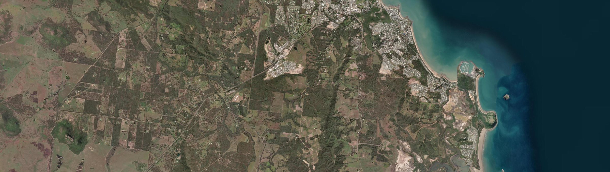 Aerial view of Hidden Valley (Qld), QLD