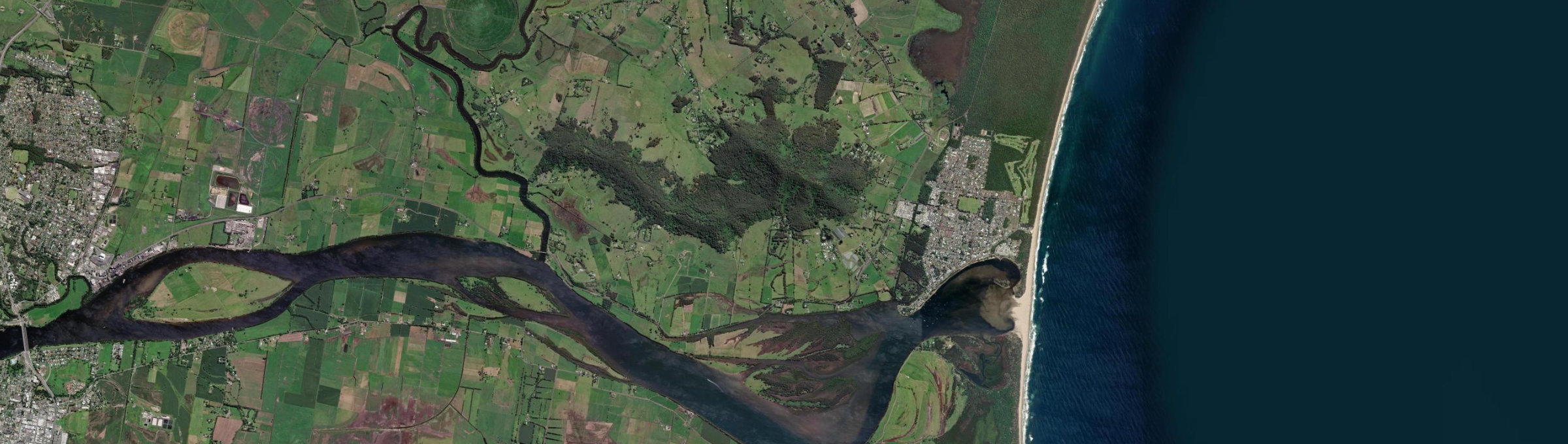 Aerial view of Coolangatta (NSW), NSW