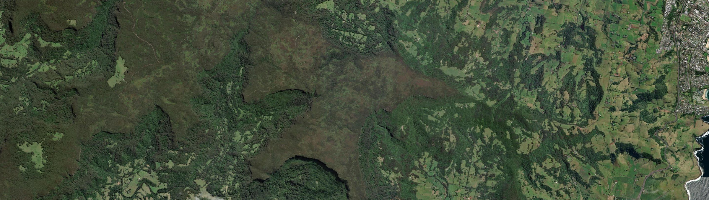 Aerial view of Barren Grounds, NSW