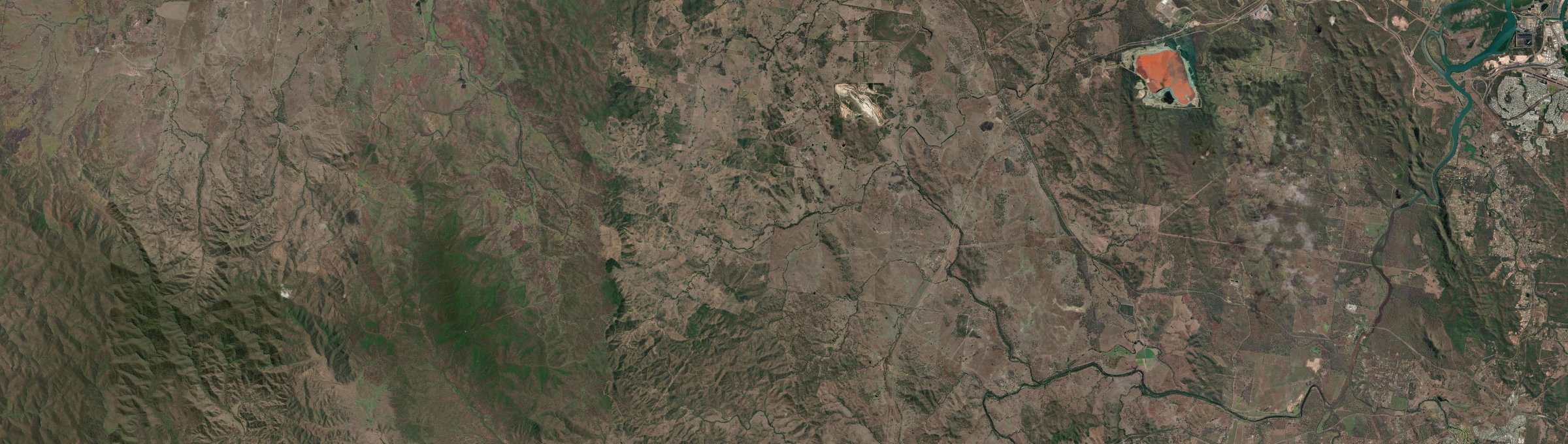 Aerial view of Bracewell, QLD