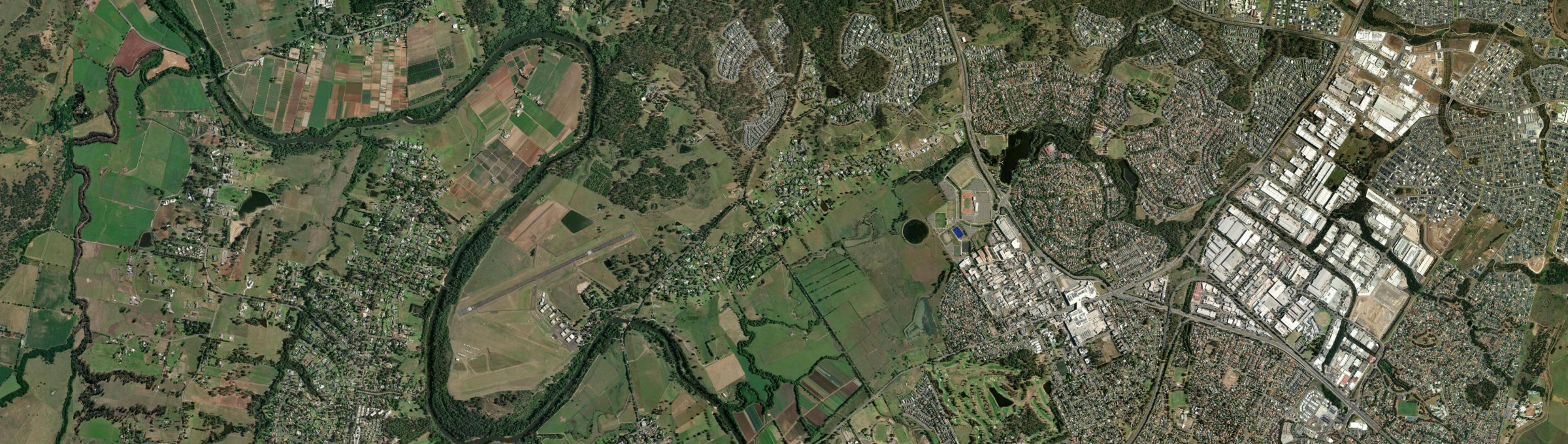 Aerial view of Kirkham, NSW