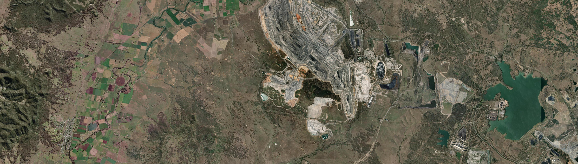 Aerial view of Edderton, NSW