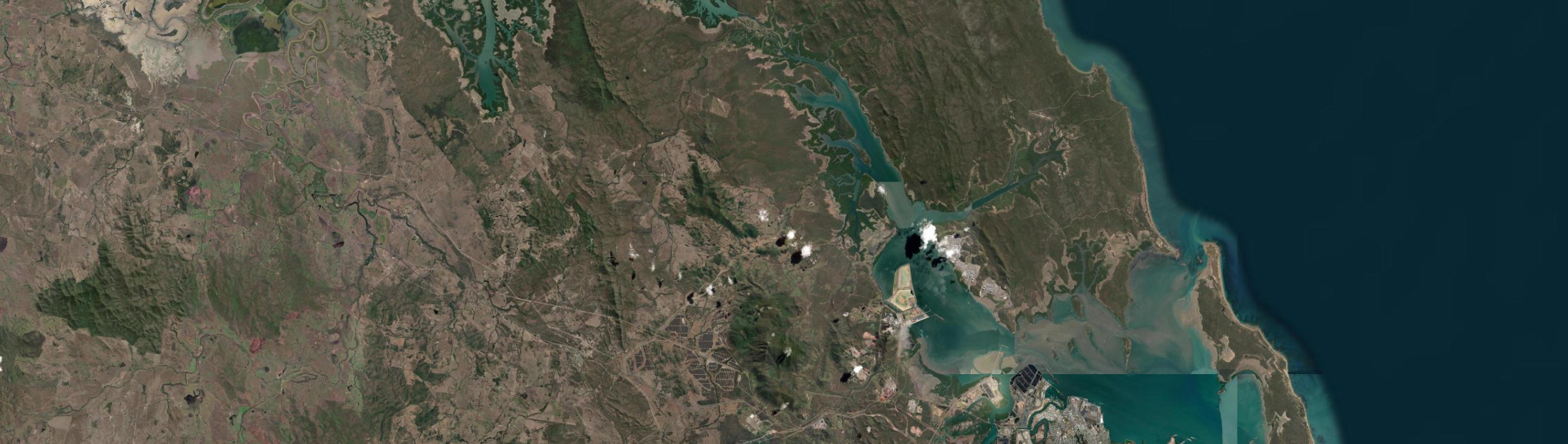Aerial view of Targinnie, QLD